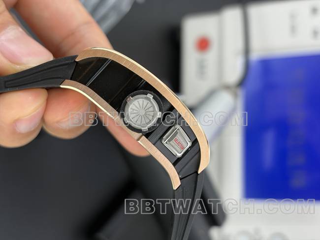 顶级复刻手表TW厂理查德米勒机械RM30-01侧面实拍图