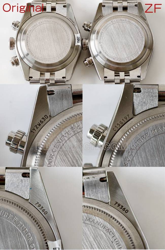 ZF厂帝舵碧湾蓝盘机械顶级复刻手表79360对比正品区别外观实拍图