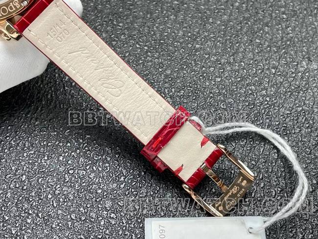 最佳复刻手表YF厂萧邦HAPPY SPORT玫瑰金盘2892机械表带实拍图