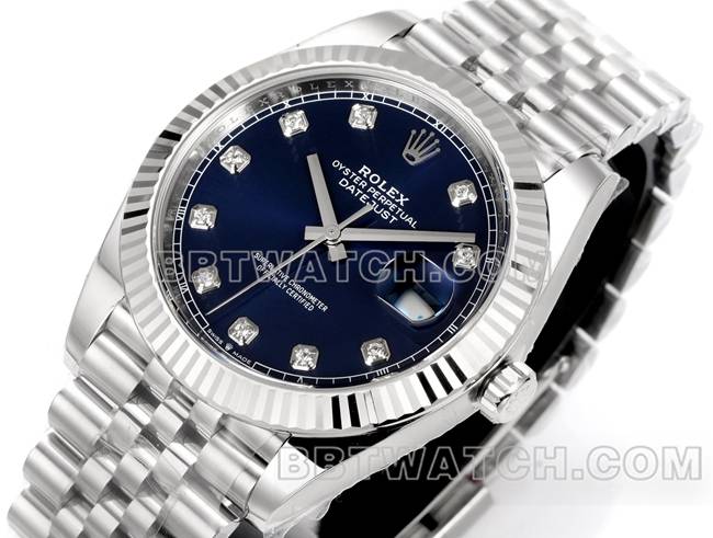 最佳复刻手表日志JF厂劳力士深蓝盘3235机械41毫米正面实拍图