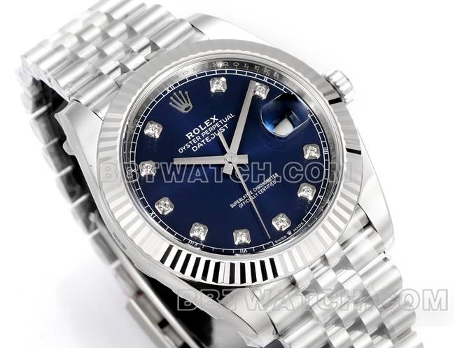 最佳复刻手表日志JF厂劳力士深蓝盘3235机械41毫米正面实拍图