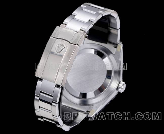 1:1复刻手表AR+厂纵航者劳力士黑盘机械钢表带实拍图