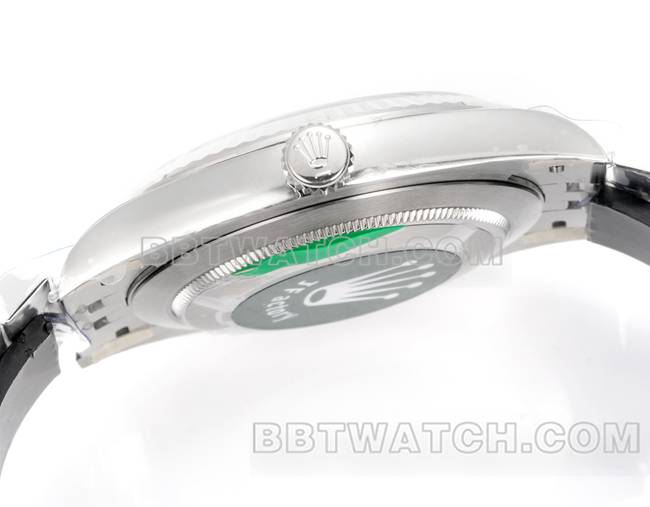 顶级复刻手表JF厂劳力士日志白盘3235机械41毫米侧面实拍图
