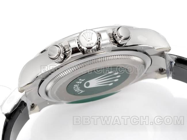 顶级复刻手表JF厂迪通拿劳力士灰盘4131机械40毫米侧面实拍图