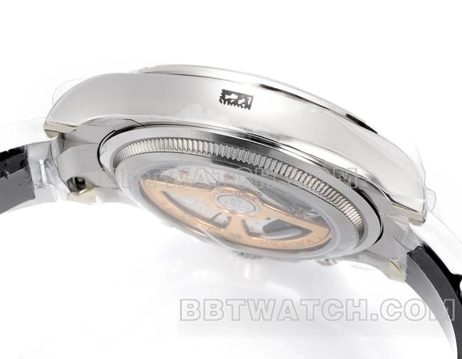 最佳复刻手表JF厂迪通拿劳力士黑盘4132机械40毫米侧面实拍图