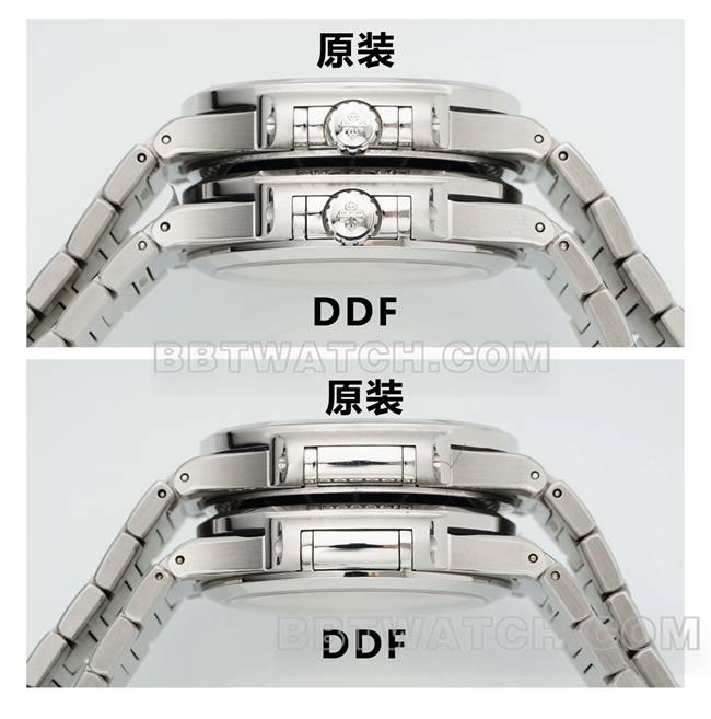DDF厂百达翡丽鹦鹉螺顶级复刻手表7118对比正品区别外观实拍图
