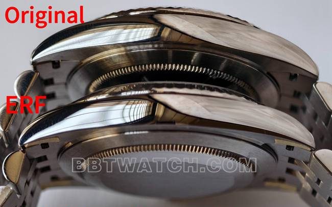 ERF厂日历型真假对比评测劳力士灰盘顶级复刻表外观实拍图