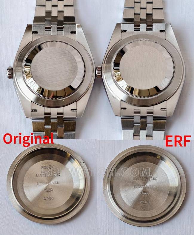 ERF厂日历型真假对比评测劳力士灰盘顶级复刻表外观实拍图