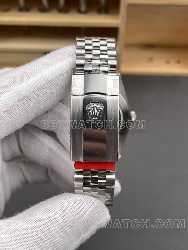 顶级复刻手表VS厂日志劳力士灰盘3235机械41mm表带实拍图