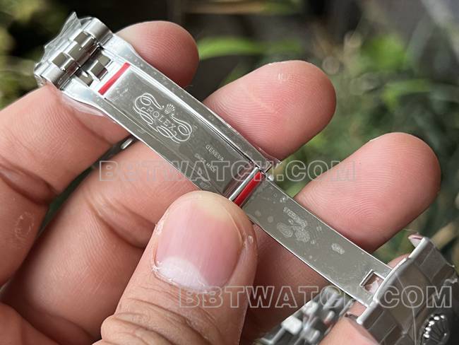 最优复刻手表ERF厂日志劳力士灰盘3235机械41mm表扣实拍图