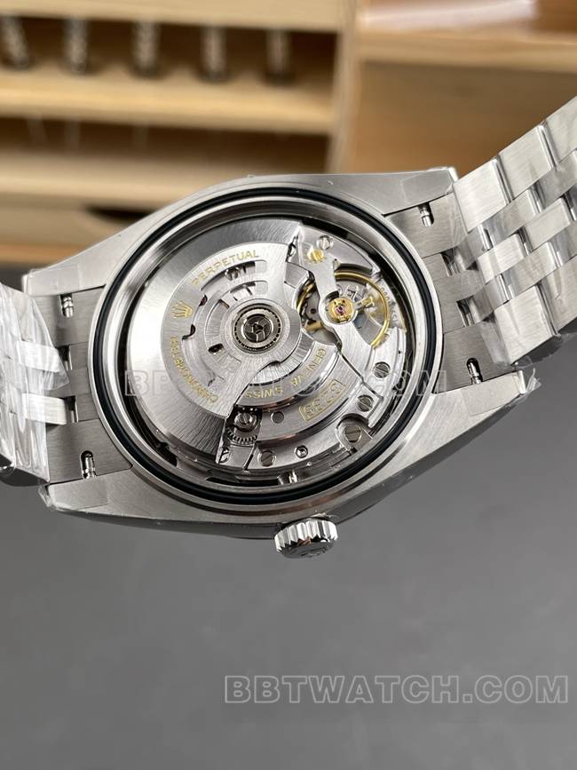 最优复刻手表VS厂日志劳力士黑盘3235机械41mm机芯实拍图