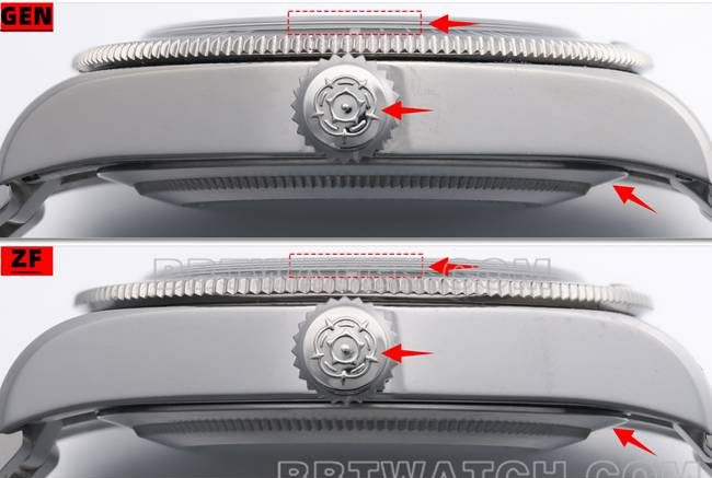 ZF厂帝舵碧湾7943顶级复刻手表对比正品区别外观对比图