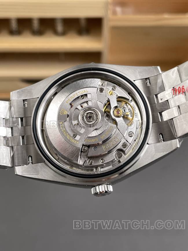 1:1复刻手表VS厂日志劳力士银盘3235机械41mm机芯实拍图