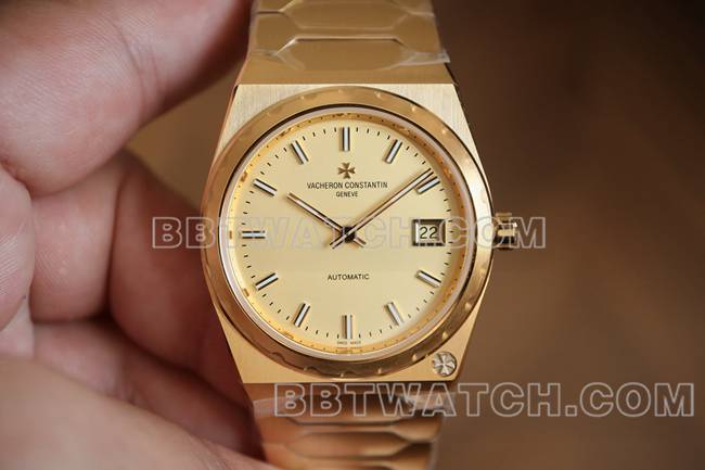 顶级复刻手表MX厂江诗丹顿历史名作金盘4200正面实拍图