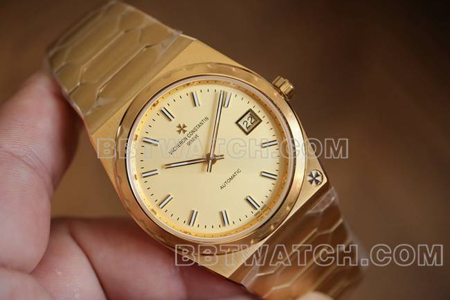 顶级复刻手表MX厂江诗丹顿历史名作金盘4200正面实拍图