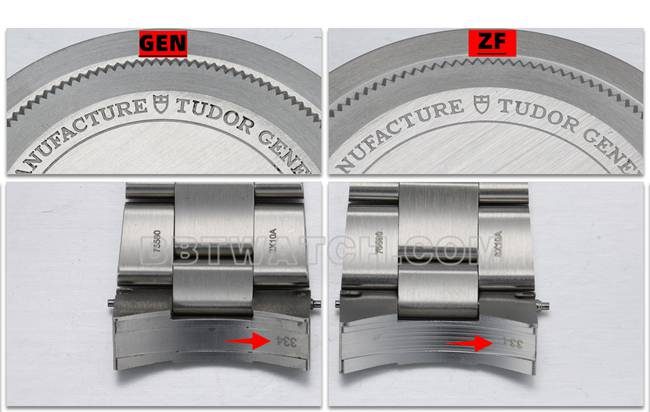 ZF厂帝舵碧湾7943顶级复刻手表对比正品区别外观对比图