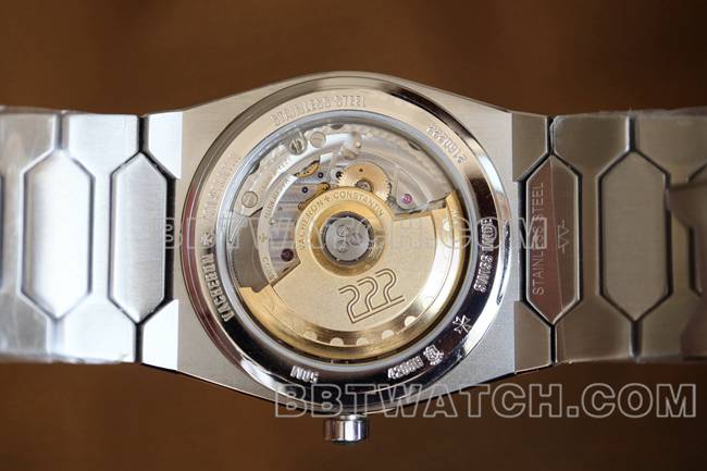 最优复刻手表MX厂江诗丹顿历史名作黑盘4200背面实拍图