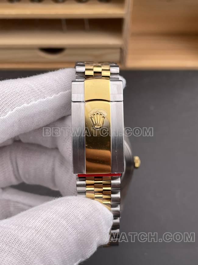 顶级复刻手表日志VS厂劳力士香槟盘3235机械41mm表带实拍图
