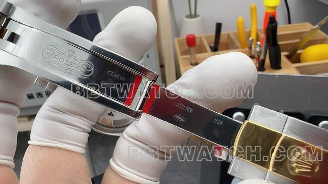 最优复刻手表日志VS厂劳力士香槟盘3235机械36mm表扣实拍图