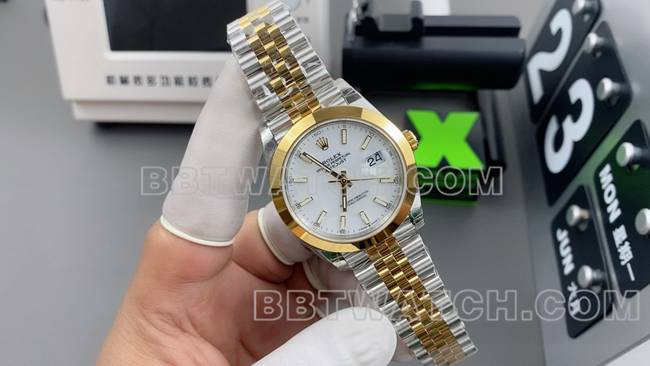 1:1复刻手表日志VS厂劳力士白盘3235机械36mm正面实拍图