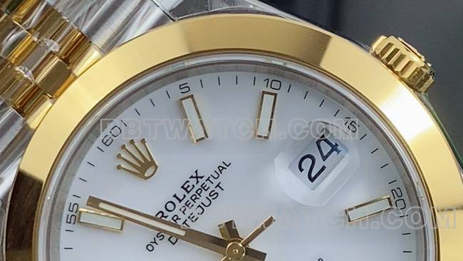 1:1复刻手表日志VS厂劳力士白盘3235机械36mm正面实拍图