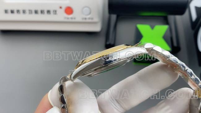 1:1复刻手表日志VS厂劳力士白盘3235机械36mm侧面实拍图