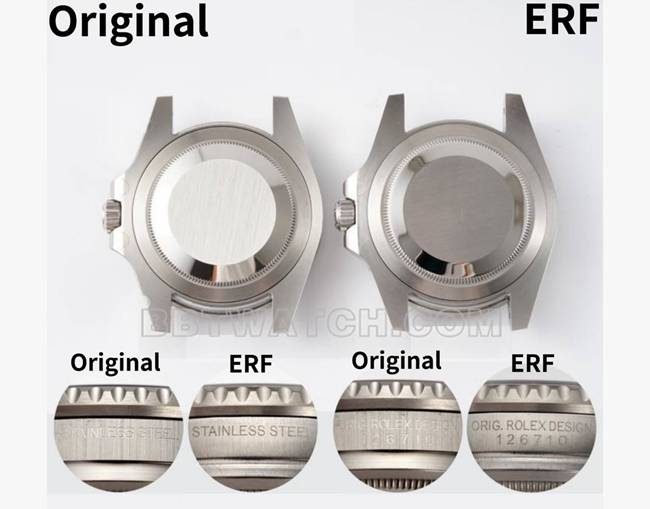 ERF厂劳力士格林尼治3285机芯顶级复刻手表对比正品区别外观实拍图