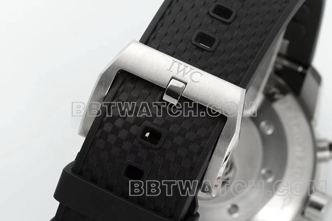 最优复刻手表APS厂海洋时计万国蓝盘7750机械表带实拍图