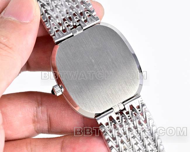 超级克隆手表百达翡丽GOLDEN ELLIPSE银盘5738背面实拍图