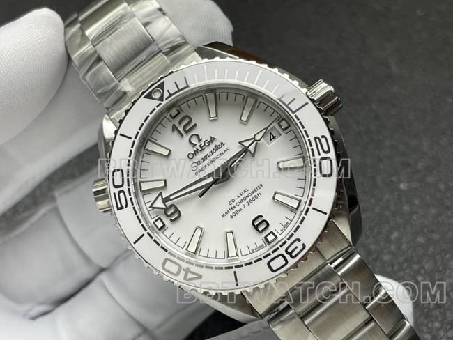 最优复刻手表VS厂海马白盘8800机械39.5mm正面实拍图