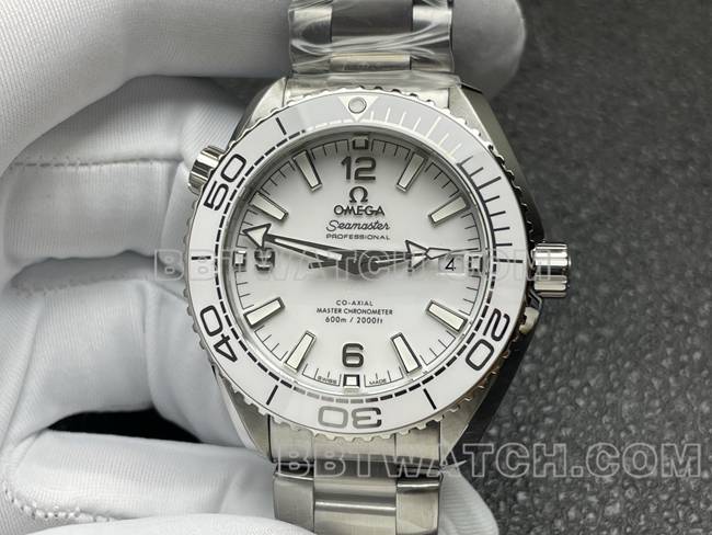 最优复刻手表VS厂海马白盘8800机械39.5mm正面实拍图