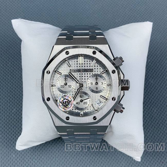 超级克隆手表皇家橡树APS厂爱彼银盘26240正面实拍图