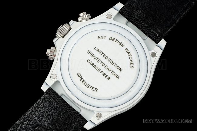 Top replica watch ANT factory Rolex Daytona white dial 4130 back real shot photos