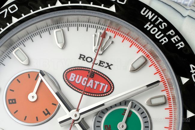 Photos réelles de la face avant de la réplique haut de gamme de la Rolex Daytona à cadran blanc (modèle 4130) de l'usine ANT