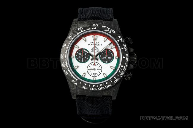Photos réelles de la face avant de la réplique haut de gamme de la Rolex Daytona à cadran blanc 4130 de l'usine ANT