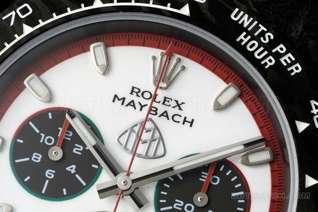 Photos réelles de la face avant de la réplique haut de gamme de la Rolex Daytona à cadran blanc 4130 de l'usine ANT