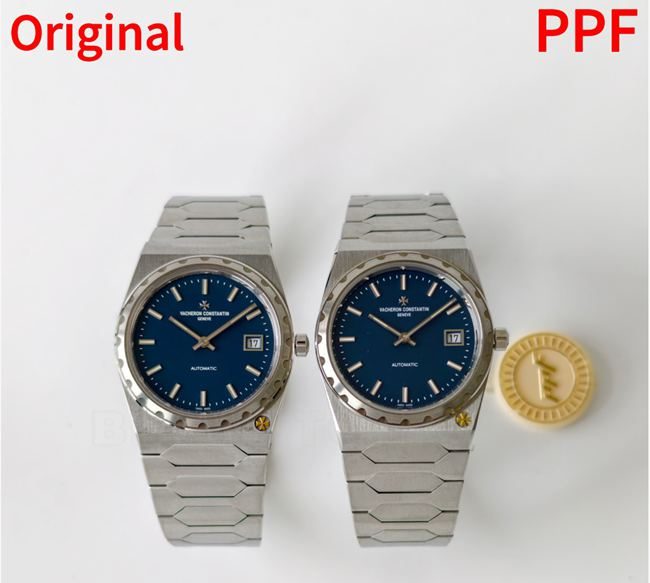 Montres de réplique haut de gamme « Masterpiece » de Vacheron Constantin par PPF (modèle 4200) : photos réelles comparatives avec l'original montrant les différences d'aspect
