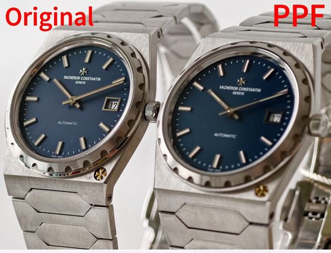 Montres de réplique haut de gamme « Masterpiece » de Vacheron Constantin par PPF (modèle 4200) : photos réelles comparatives avec l'original montrant les différences d'aspect