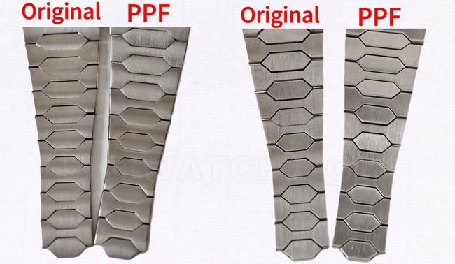 Montres de réplique haut de gamme « Masterpiece » de Vacheron Constantin par PPF (modèle 4200) : photos réelles comparatives avec l'original montrant les différences d'aspect