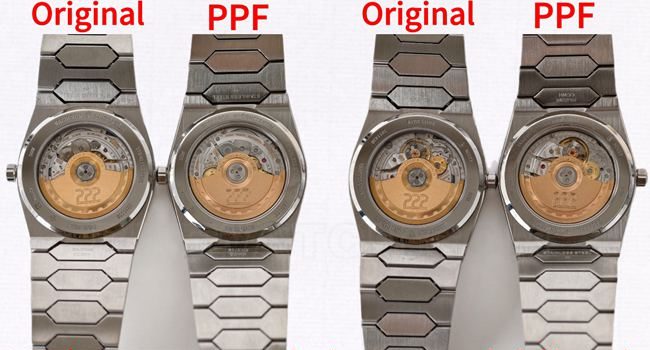 Montres de réplique haut de gamme « Masterpiece » de Vacheron Constantin par PPF (modèle 4200) : photos réelles comparatives avec l'original montrant les différences d'aspect
