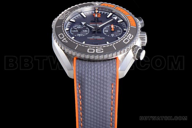 Best replica watch N1 factory Omega Seamaster 600m gray dial rubber strap front actual photo