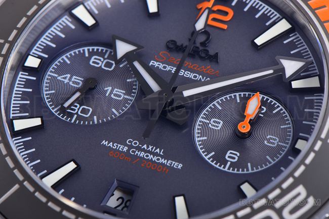 Best replica watch N1 factory Omega Seamaster 600m gray dial rubber strap front actual photo