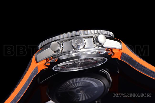 Best replica watch N1 factory Omega Seamaster 600m grey dial rubber strap side real shot pictures