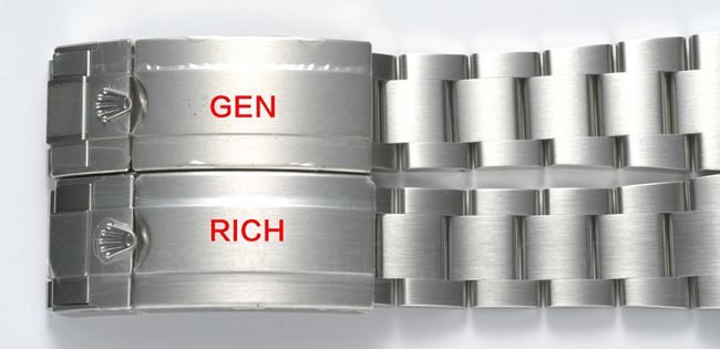 Comparaison entre la réplique haut de gamme de la Rolex « Black Submariner » de l'usine RICH et le modèle authentique : photos réelles illustrant les différences d'aspect
