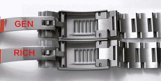 Comparaison entre la réplique haut de gamme de la Rolex « Black Submariner » de l'usine RICH et le modèle authentique : photos réelles illustrant les différences d'aspect