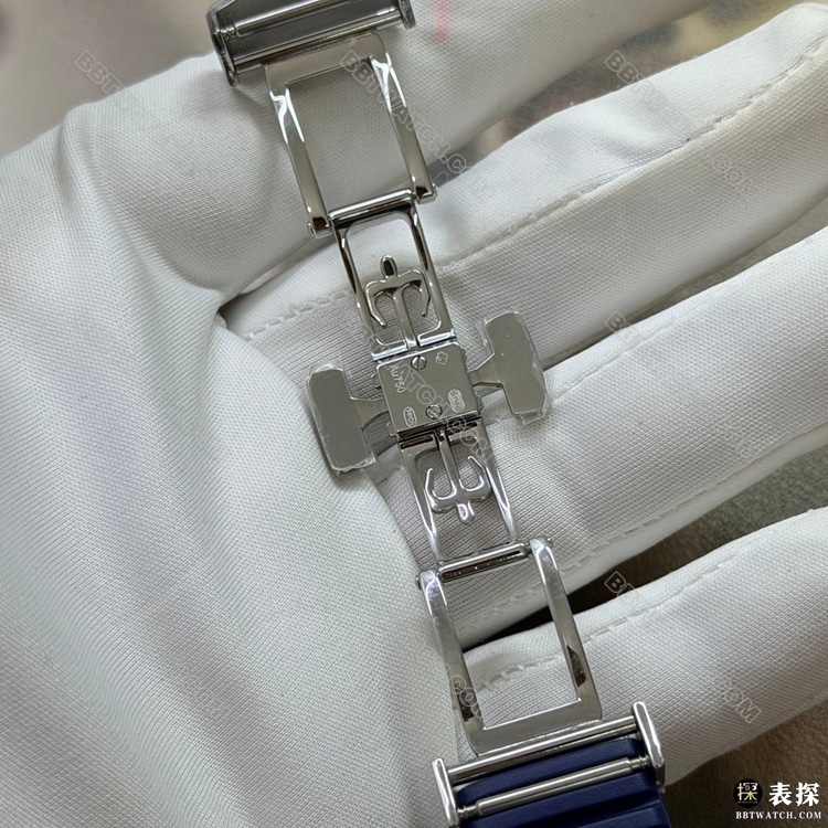 顶级复刻手表WS厂百达翡丽手雷蓝色渐变盘5168表扣实拍图